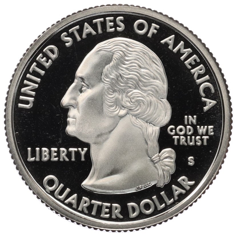 1/4 доллара (25 центов) 2003 года S США «Штаты и территории — Мэн» — Фото №2