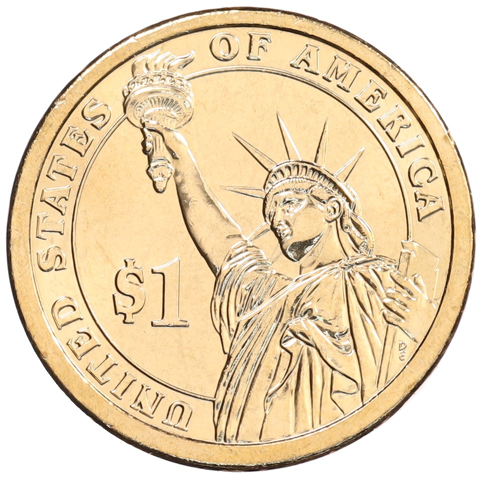 1 доллар 2010 года Р США «13-й президент США Миллард Филлмор» — Фото №2