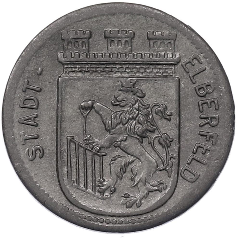 10 пфеннигов 1917 года Германия — город Эльберфельд (Нотгельд) — Фото №1