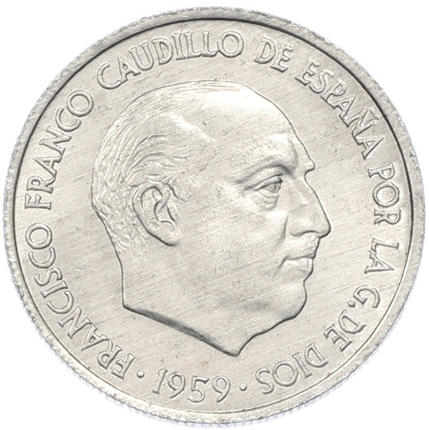 10 сентимо 1959 года Испания — Фото №1