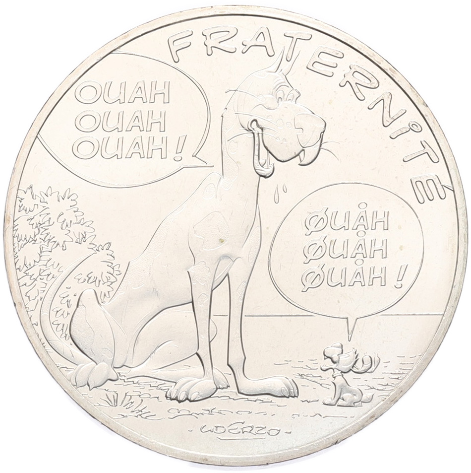 10 евро 2015 года Франция «Астерикс и Обеликс — Ссобака» — Фото №1