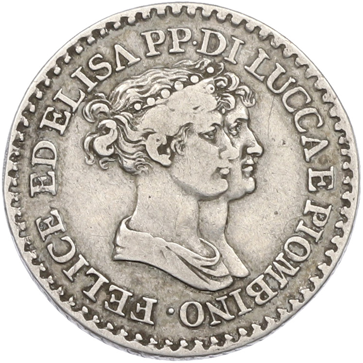 1 франк 1806 года Лукка и Пьомбиньо — Фото №1