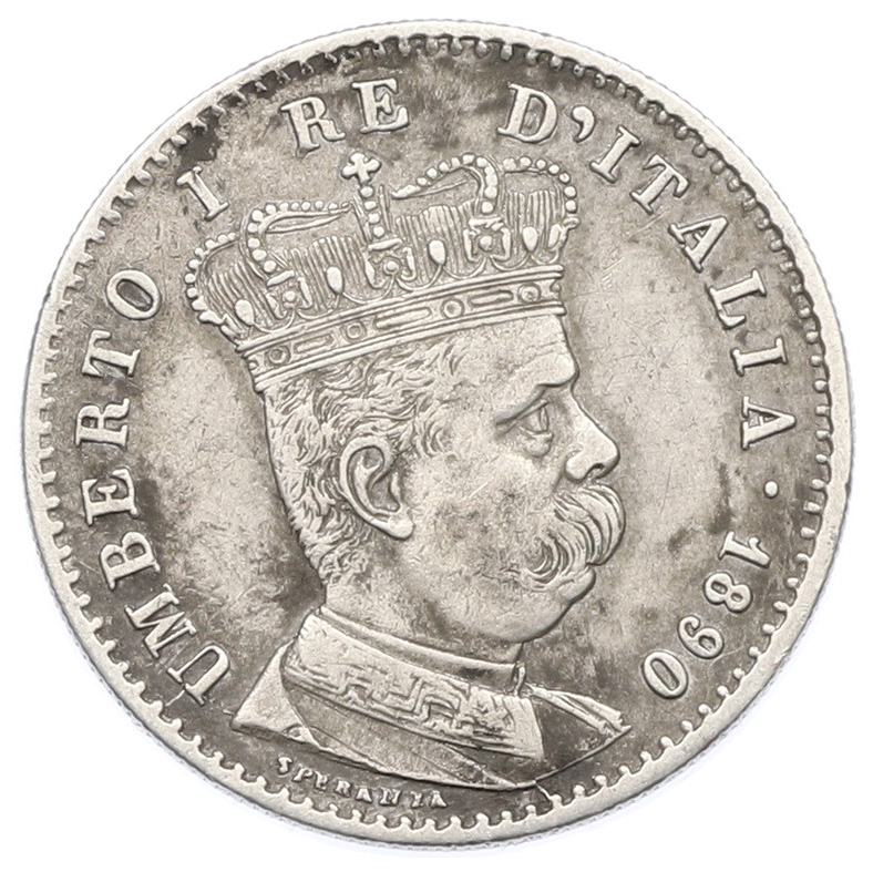 1 лира 1890 года Итальянская Эритрея — Фото №1