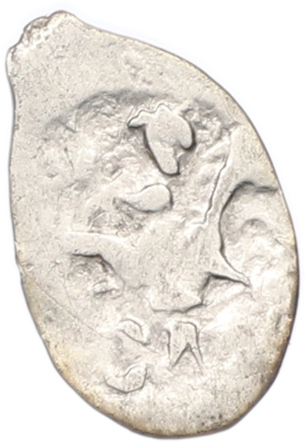 Денга 1462-1505 года Иван III Васильевич (СЛ / Трилистник) — Фото №1