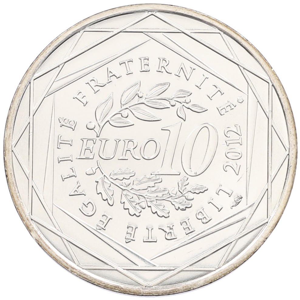 10 евро 2012 года Франция «Регионы Франции — Гваделупа» — Фото №2