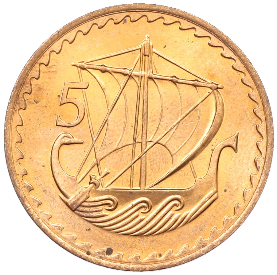 5 милс 1980 года Кипр — Фото №1