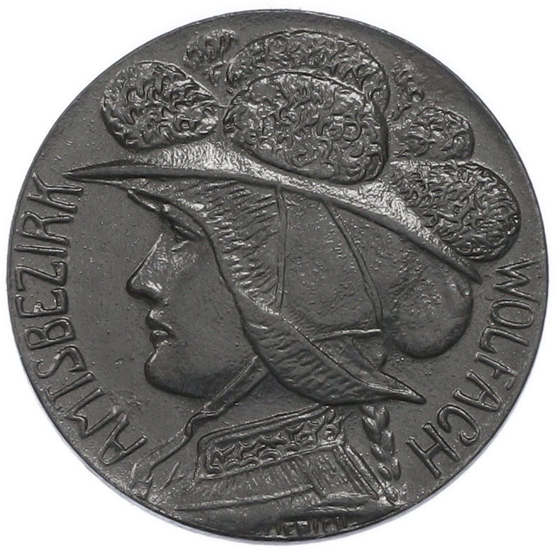 50 пфеннигов 1919 года Германия — округ Вольфах (Нотгельд) — Фото №1