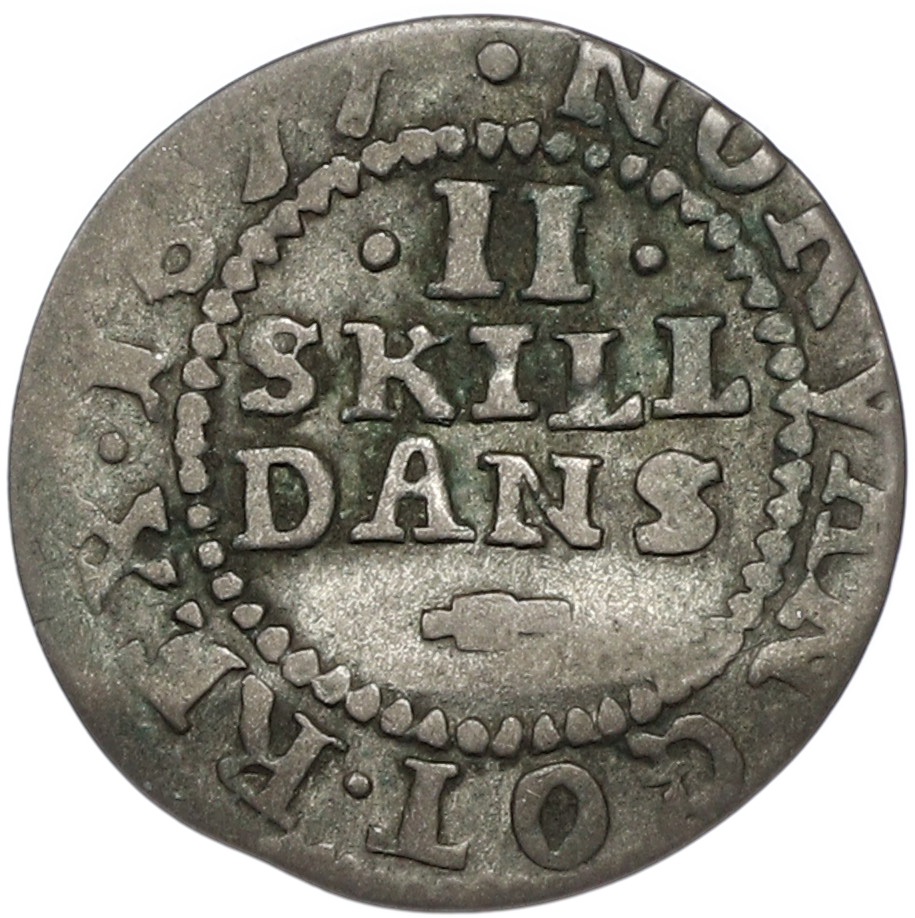 2 скиллинга 1677 года Дания — Фото №1
