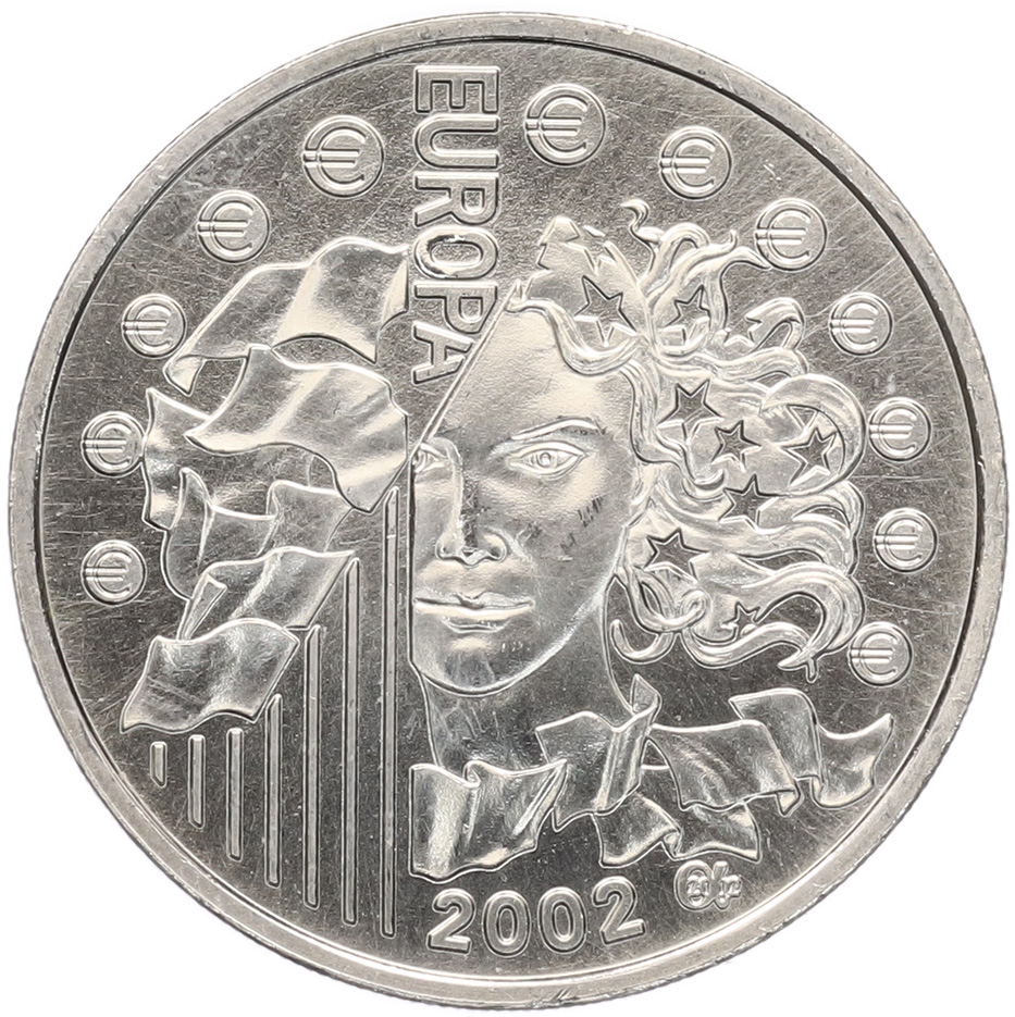 1/4 евро 2002 года Франция «Введение евро» — Фото №2