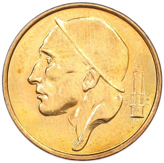 50 сантимов 1998 года Бельгия — легенда на фламандском (BELGIE) — Фото №2