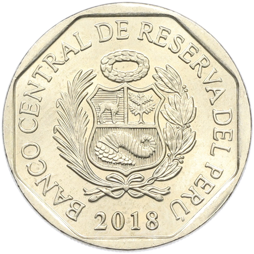 1 соль 2018 года Перу «Фауна Перу — Горный тапир» — Фото №2