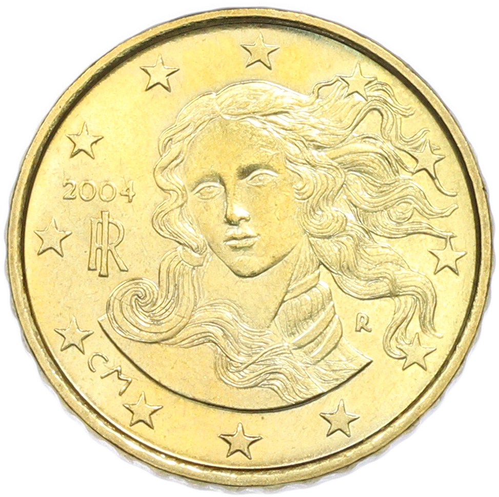 10 евроцентов 2004 года Италия — Фото №1