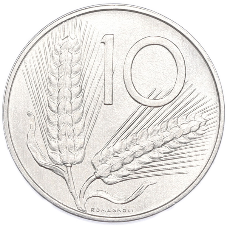 10 лир 1997 года Италия — Фото №2