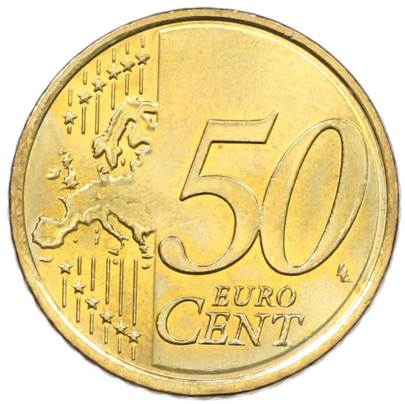 50 евроцентов 2009 года Словакия — Фото №2