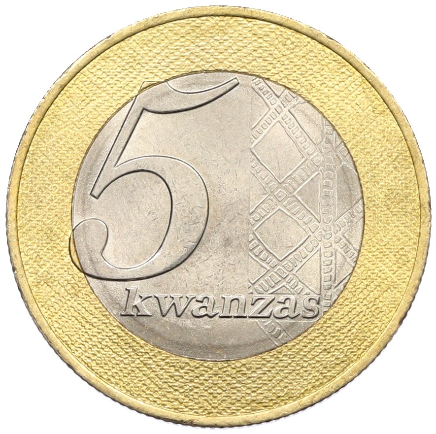 5 кванз 2012 года Ангола — Фото №2