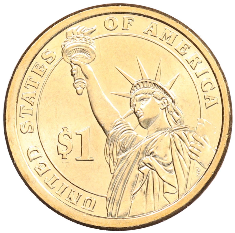 1 доллар 2007 года Р США «3-й президент США Томас Джефферсон» — Фото №2