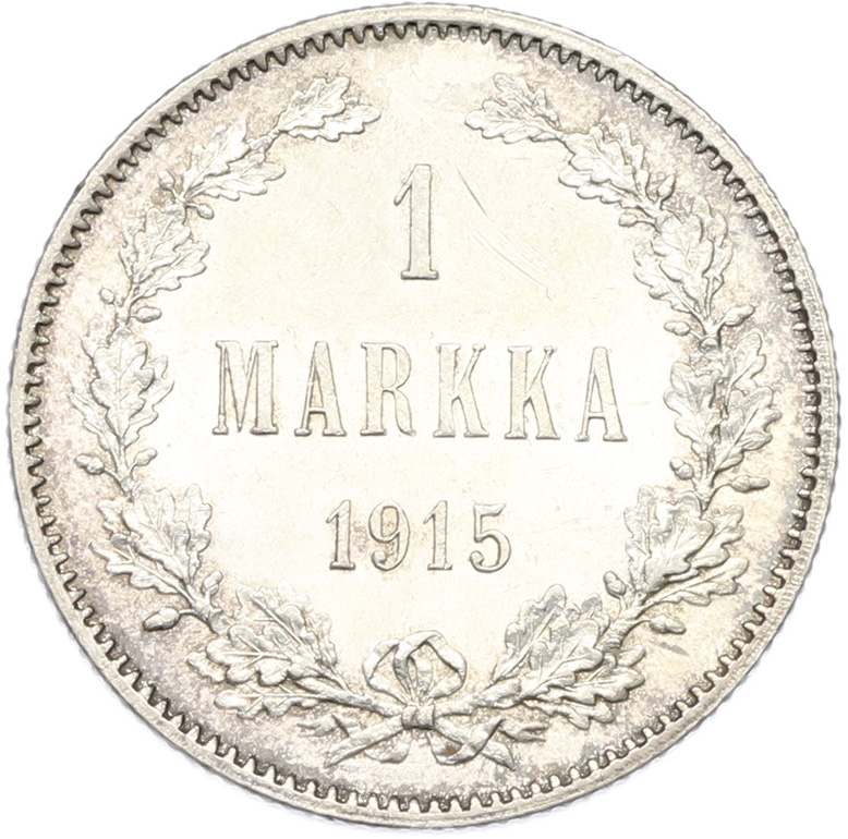 1 марка 1915 года Русская Финляндия — Фото №1
