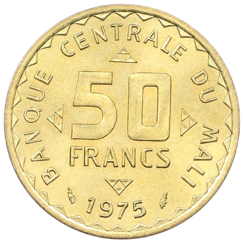 50 франков 1975 года Мали — Фото №1