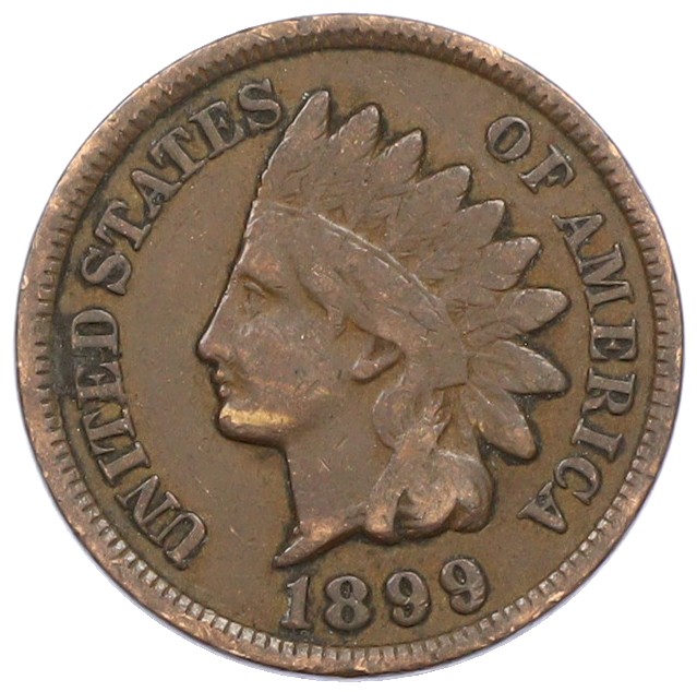 1 цент 1899 года США — Фото №1