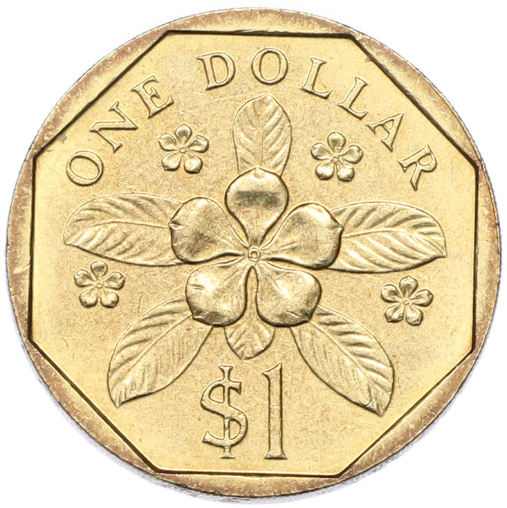 1 доллар 1988 года Сингапур — Фото №1