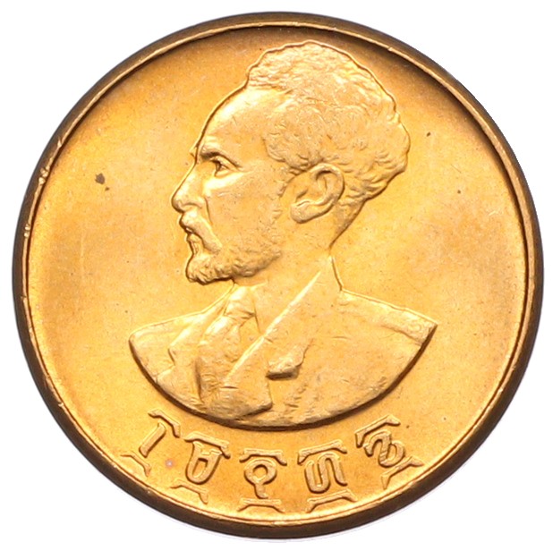 1 цент 1944 года (EE 1936) Эфиопия — Фото №2