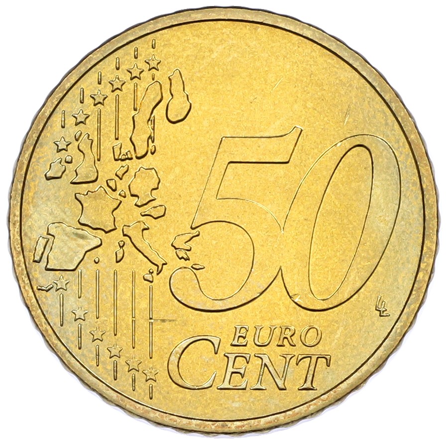 50 евроцентов 2001 года Франция — Фото №2