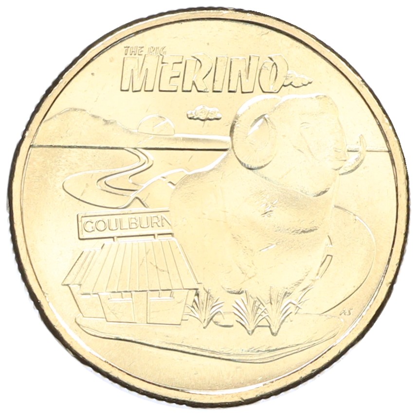 1 доллар 2025 года Австралия «Австралийские Большие Вещи — Большой Меринос» — Фото №1