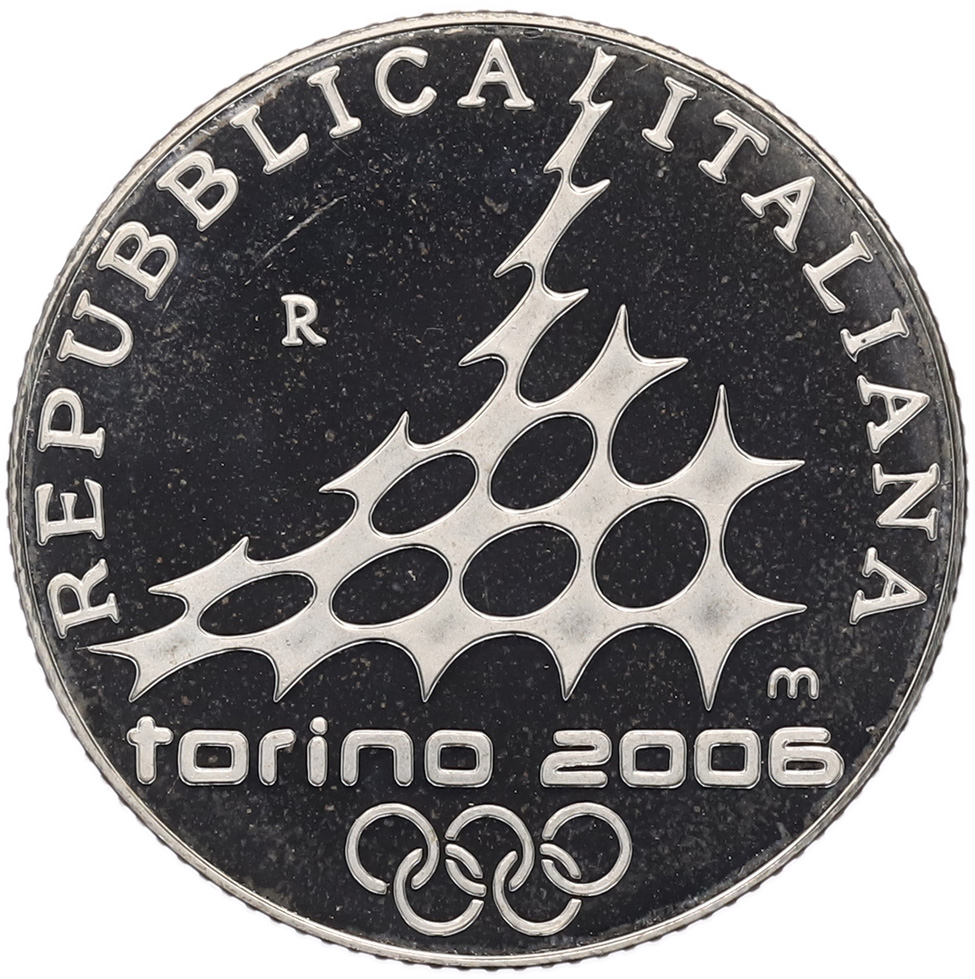 5 евро 2005 года Италия «XX зимние Олимпийские игры 2006 в Турине — Фигурное катание» — Фото №2