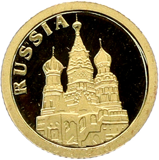 12 долларов 2008 года Либерия «Страны Европы — Россия» — Фото №1