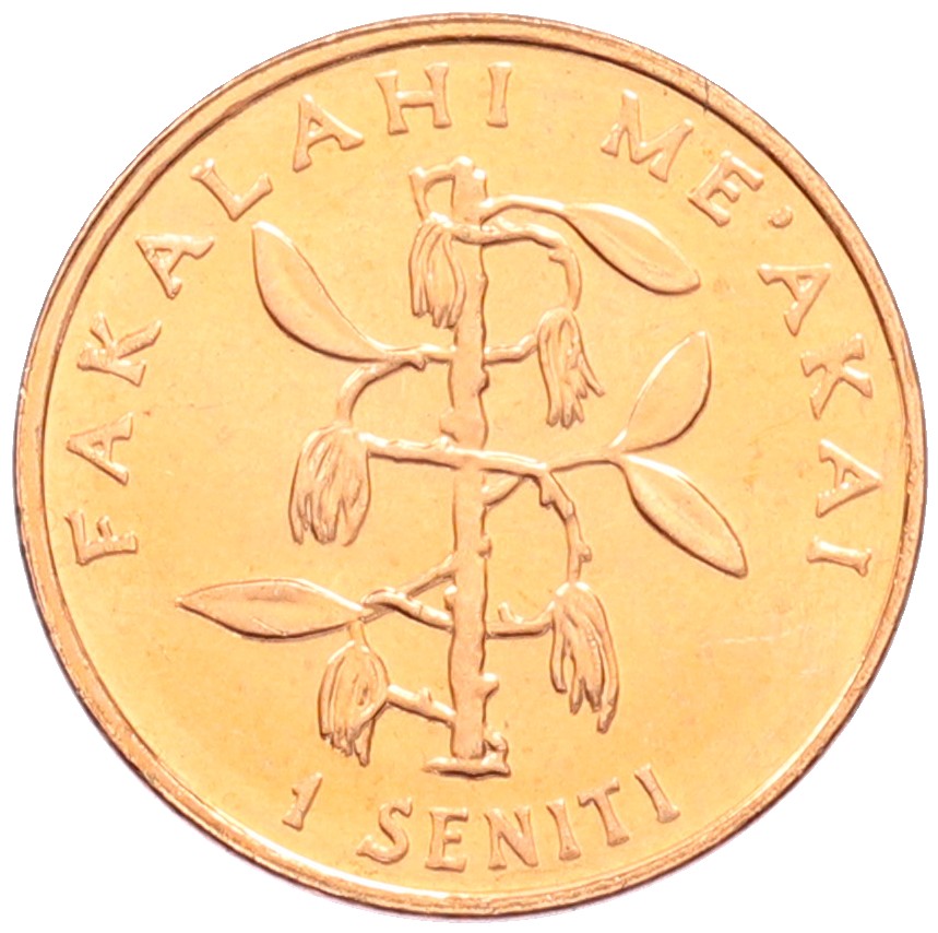 1 сенити 2005 года Тонга — Фото №2