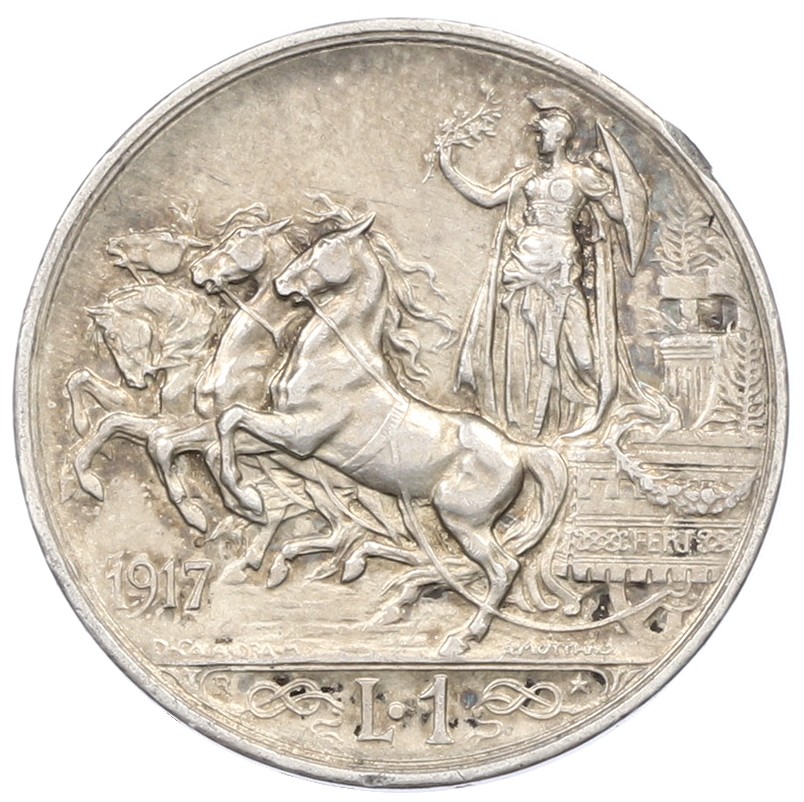 1 лира 1917 года Италия — Фото №1