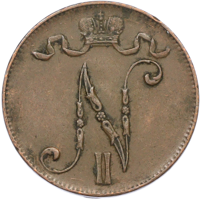 5 пенни 1916 года Русская Финляндия — Фото №2