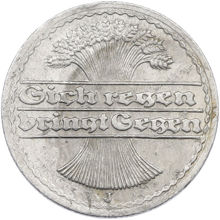 50 пфеннигов 1919 года J Германия — Фото №2