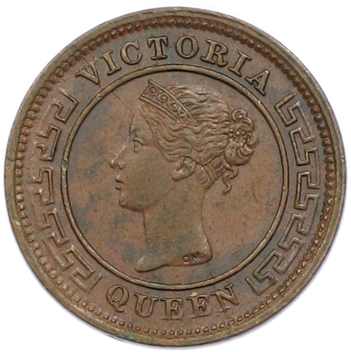 1/4 цента 1901 года Британский Цейлон — Фото №2