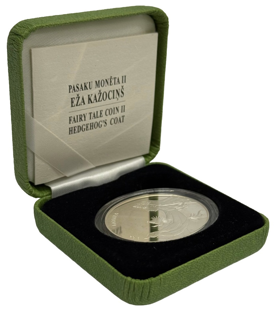5 евро 2016 года Латвия «Сказки — Ежовые колючки» — Фото №3
