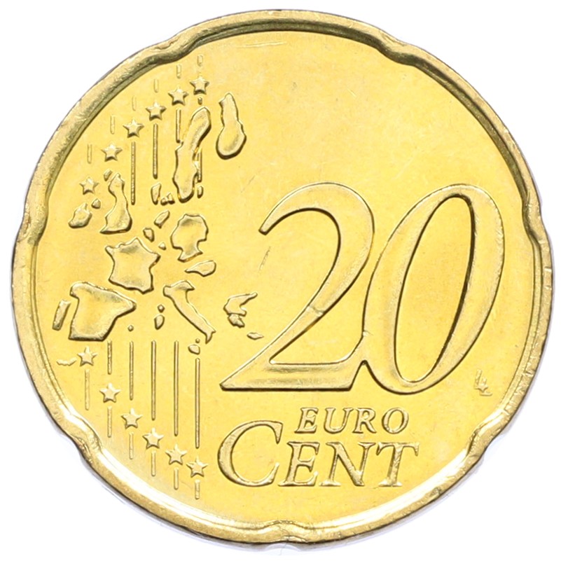 20 евроцентов 2001 года Монако — Фото №2