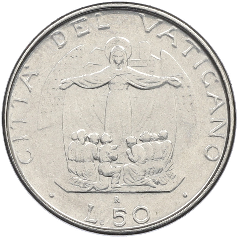 50 лир 1987 года Ватикан — Фото №1