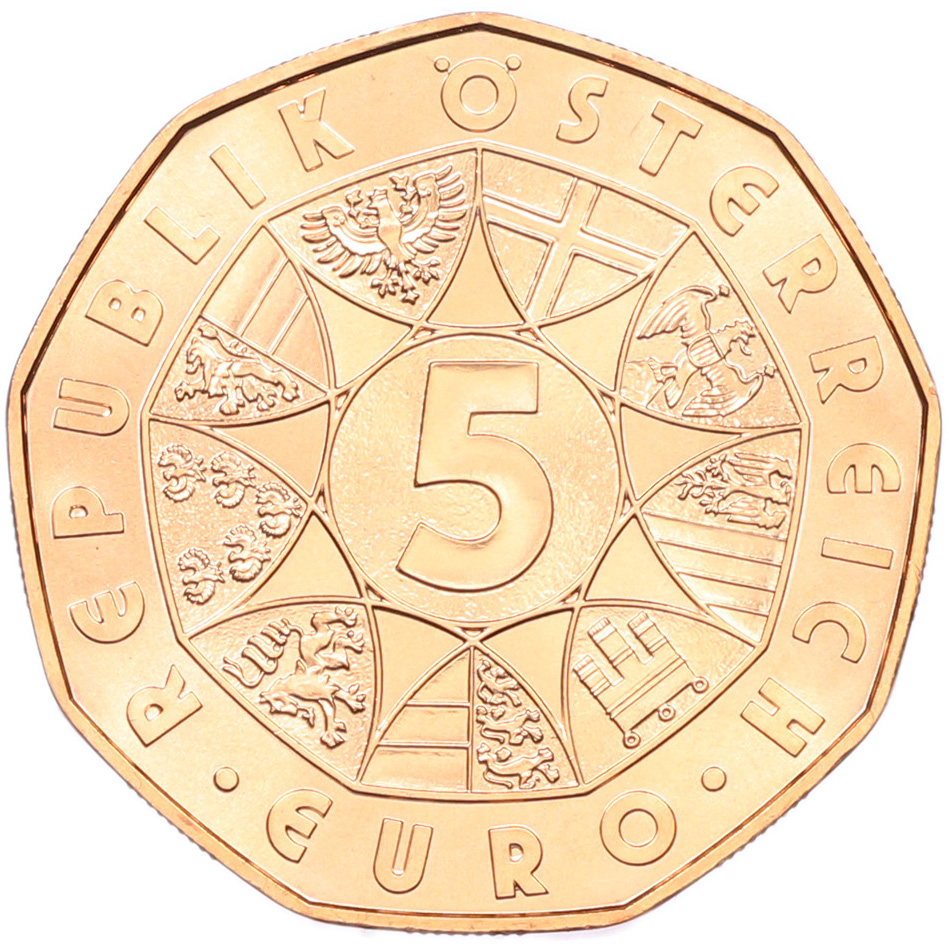 5 евро 2016 года Австрия «Альбрехт Дюрер — Заяц» — Фото №2