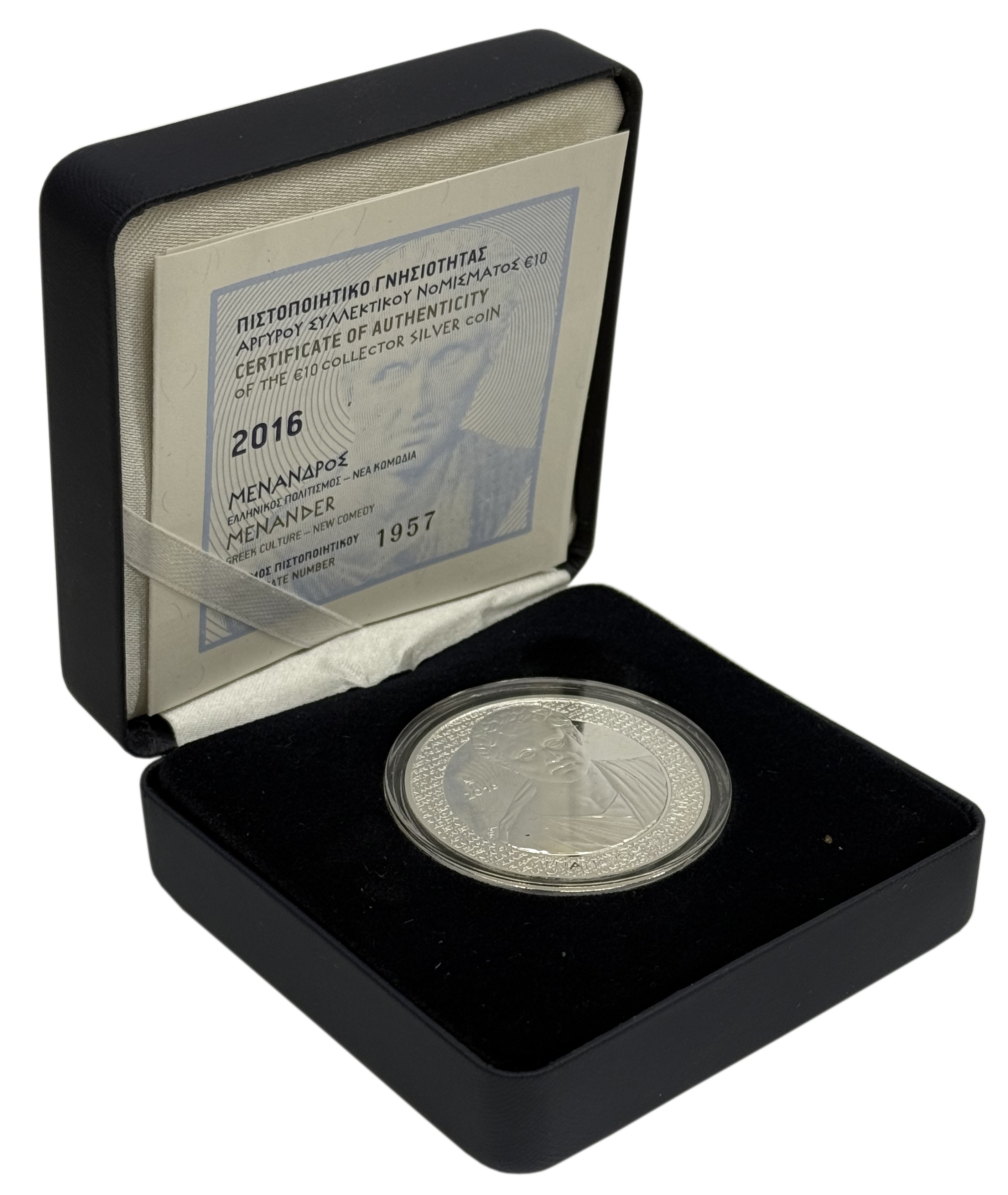 10 евро 2016 года Греция «Менандр» — Фото №3
