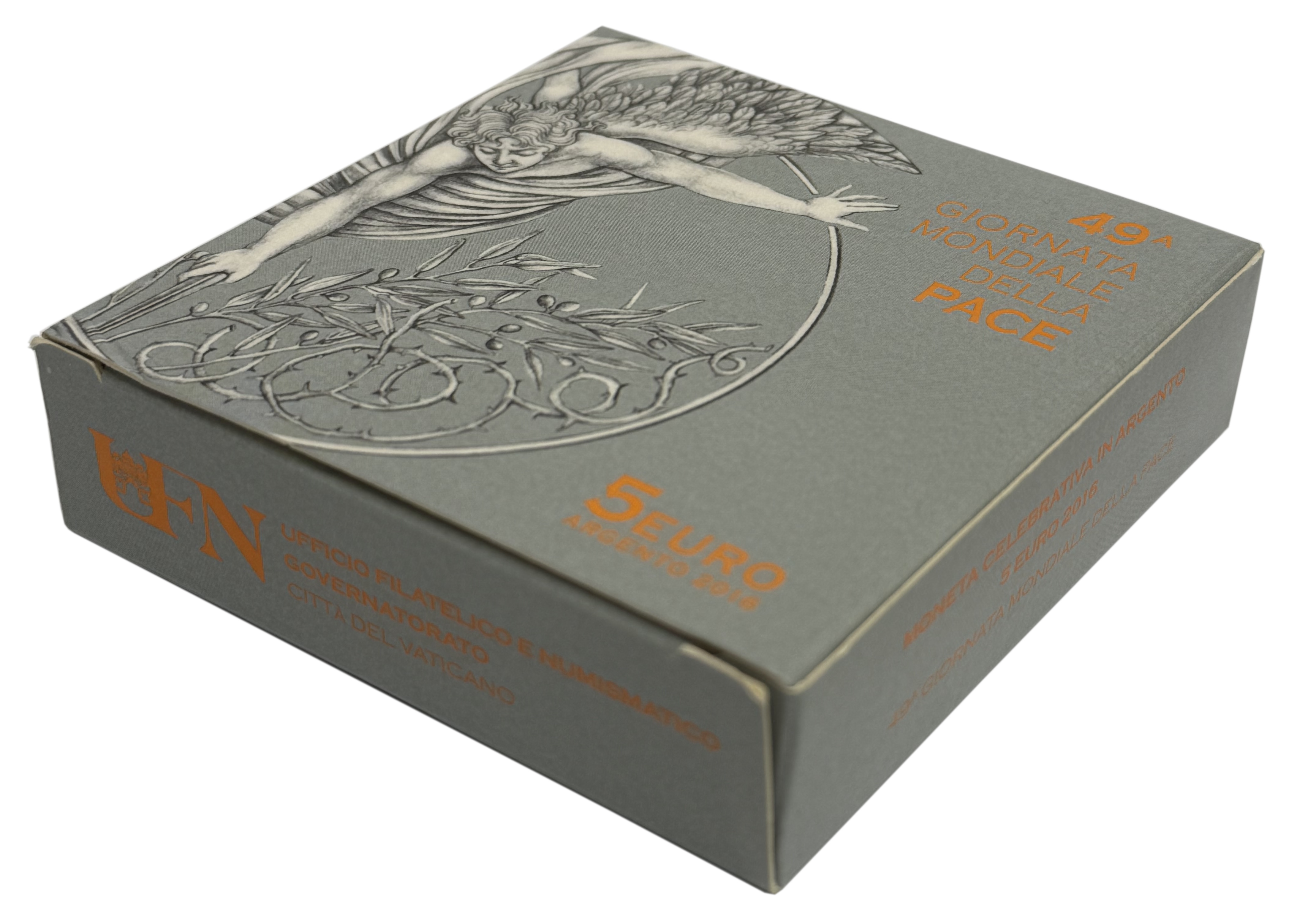 5 евро 2016 года Ватикан «Всемирный день мира» — Фото №4