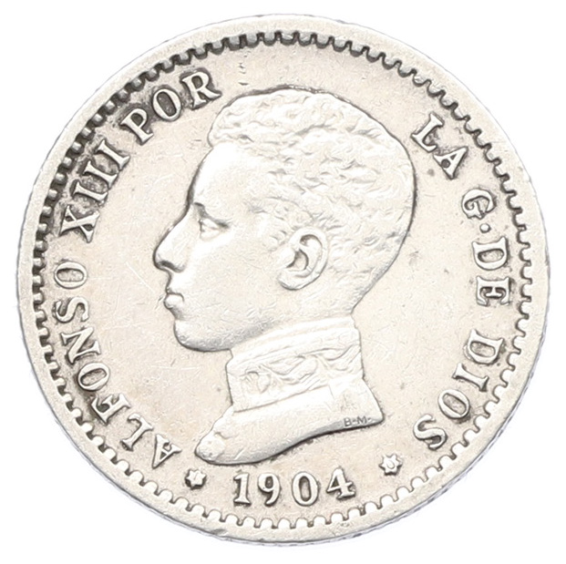 50 сентимо 1904 (10) года Испания — Фото №1