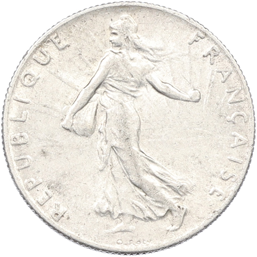 50 сантимов 1919 года Франция — Фото №2