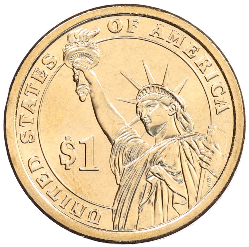 1 доллар 2009 года D США «11-й президент США Джеймс Полк» — Фото №2