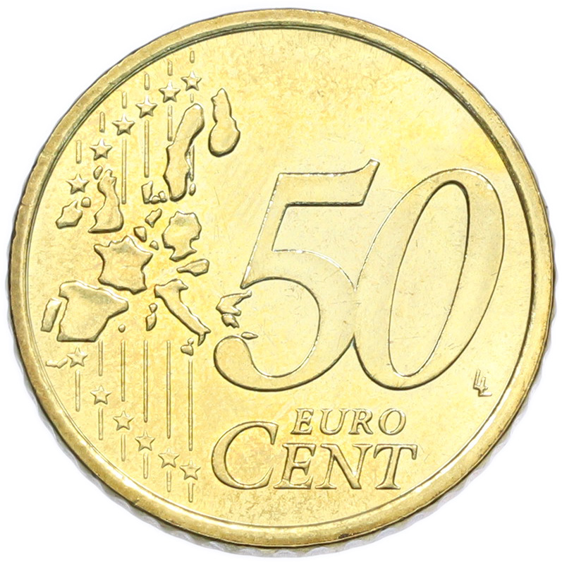 50 евроцентов 2004 года Италия — Фото №2