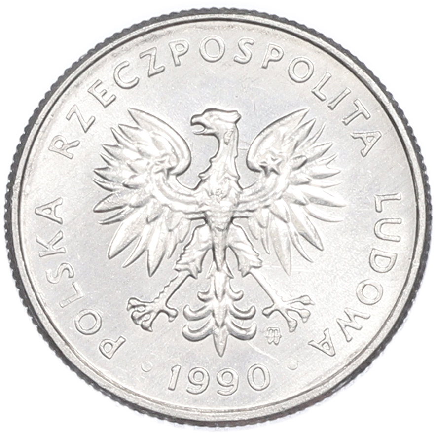 2 злотых 1990 года Польша — Фото №1
