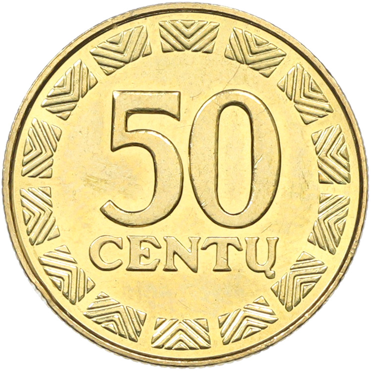 50 центов 2000 года Литва — Фото №1