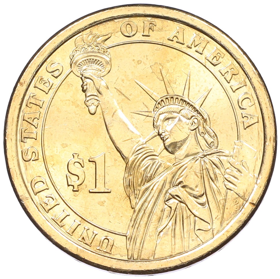 1 доллар 2012 года (D) США «21-й президент США Честер Артур» — Фото №2