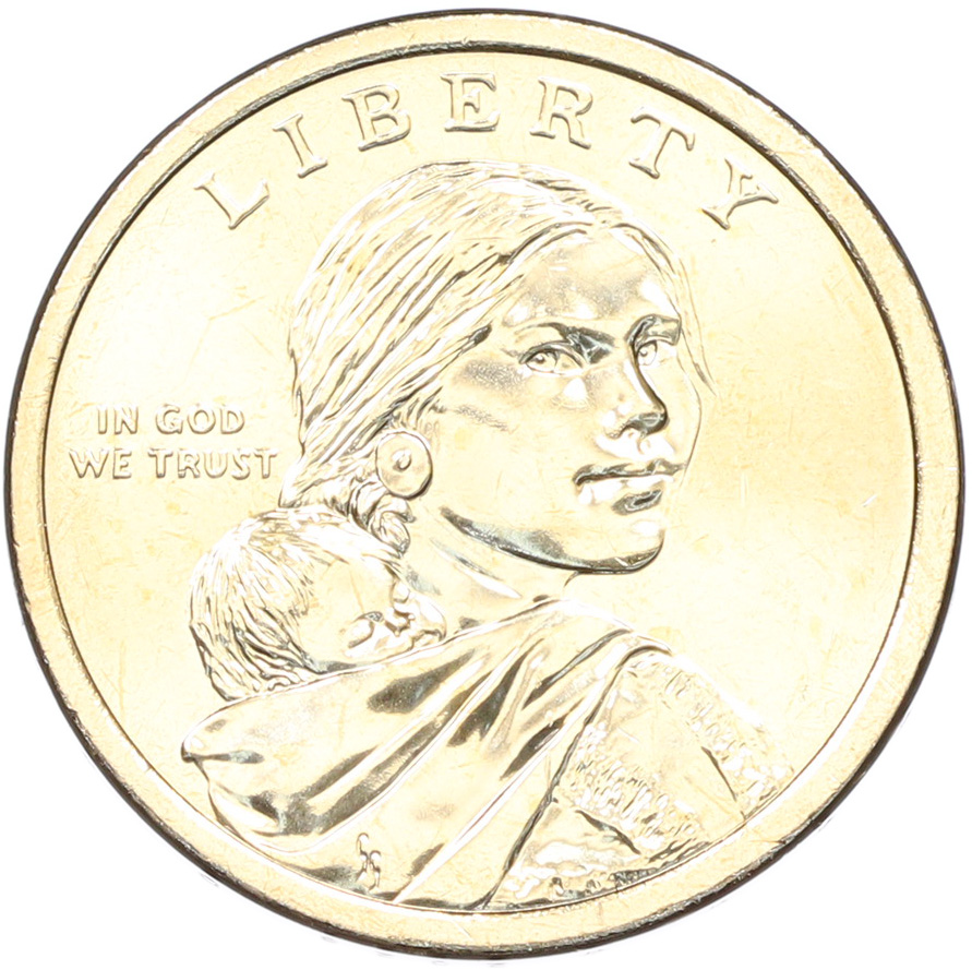 1 доллар 2026 года (D) США «Коренные Американцы (Сакагавея) — Полли Купер» — Фото №2