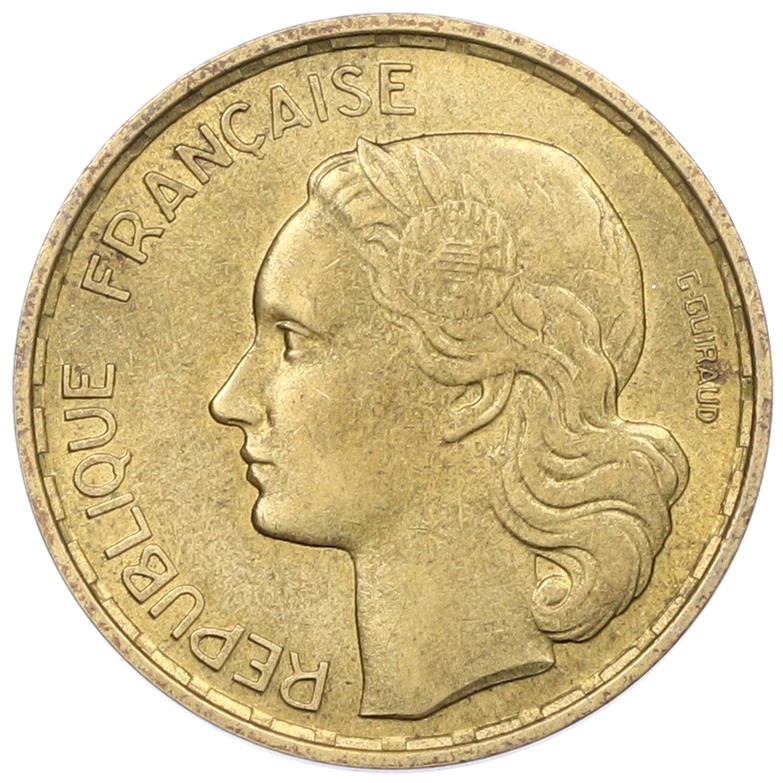 20 франков 1953 года Франция — Фото №2