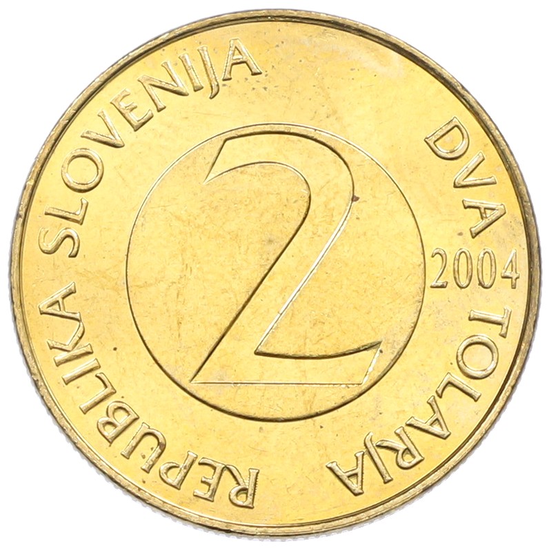 2 толара 2004 года Словения — Фото №2